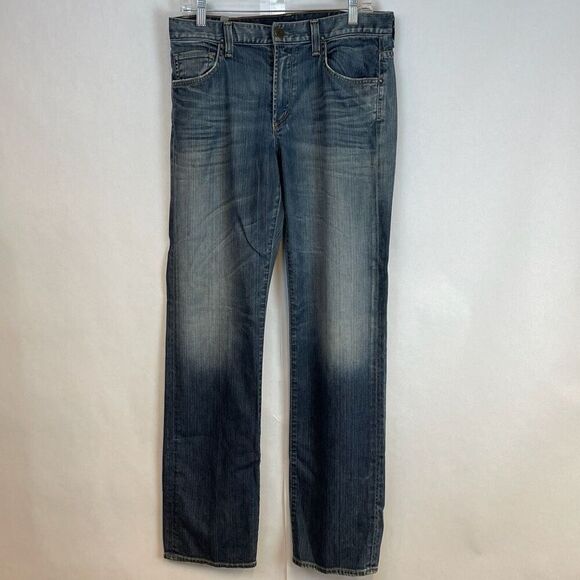Citizens of Humanity Jeans Men's Size 32 Blue Denim Straight Leg Medium Wash